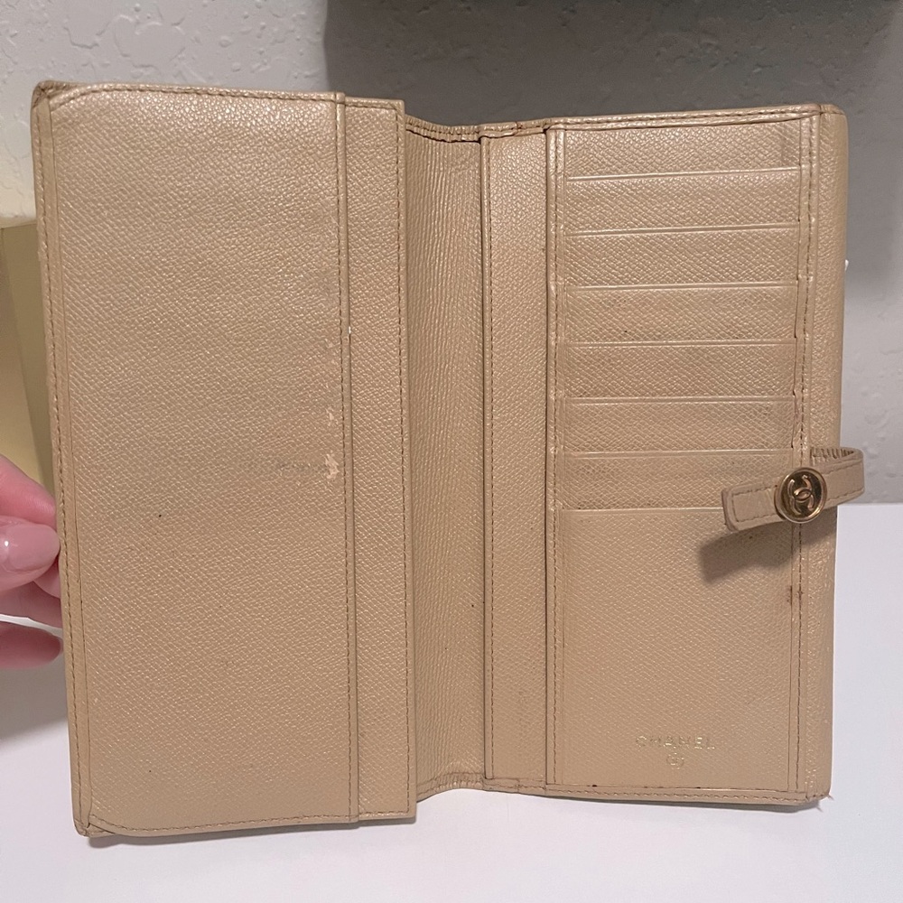 Chanel Beige Wallet - image 5